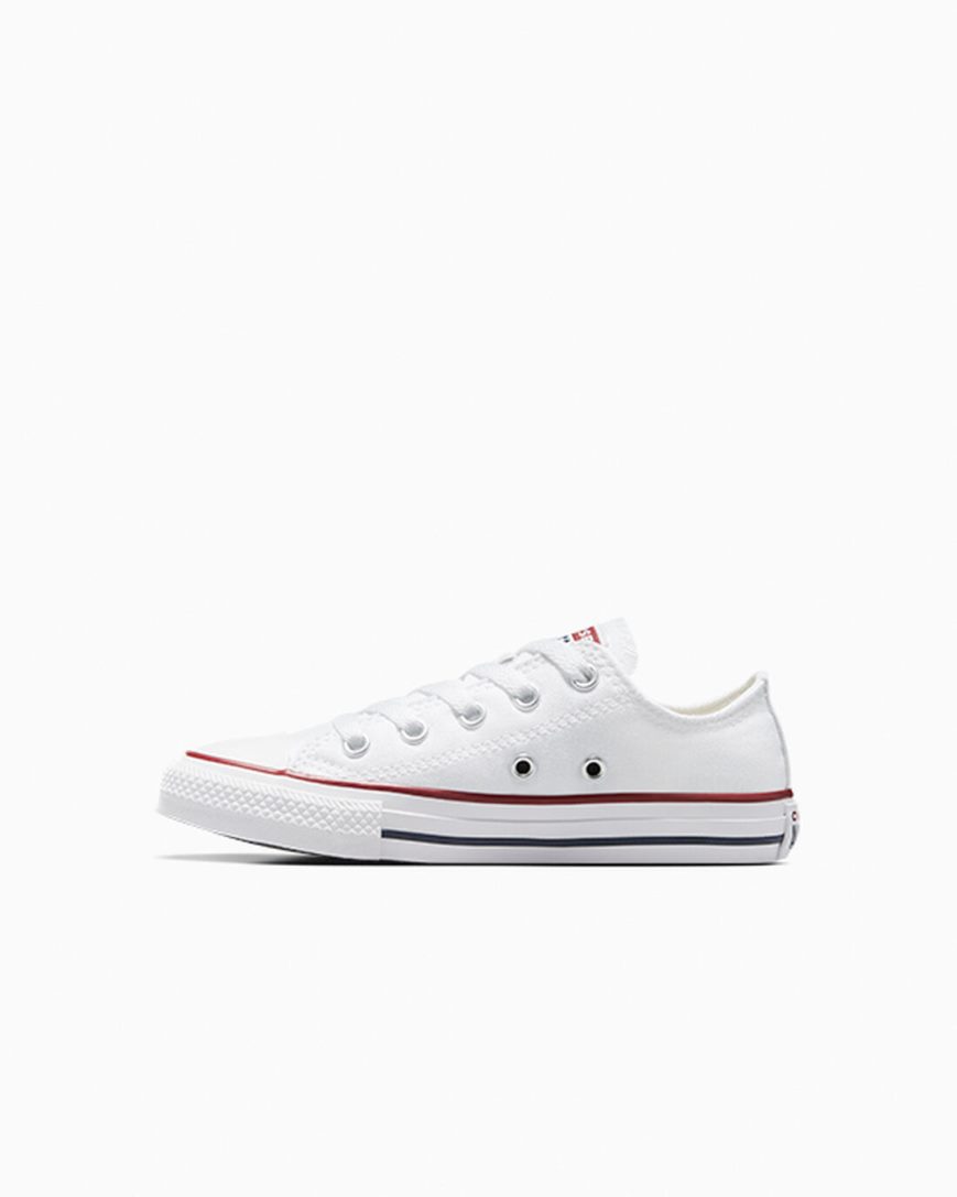 Zapatillas Bajas Converse Chuck Taylor All Star Classic Niño Blancas | PE E287L5